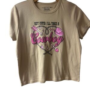 🌿🛍️Hey Cupid I’ll take a Cowboy” shirt NWT